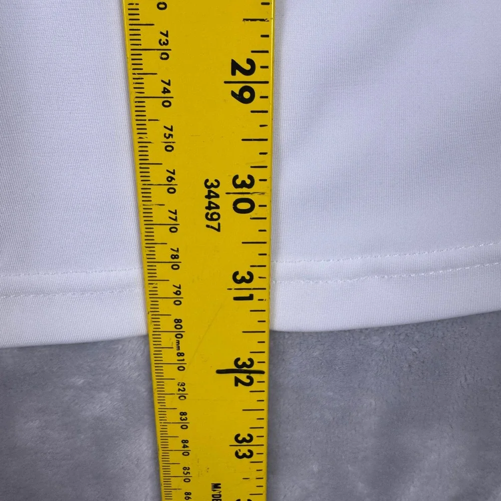 Baleaf UPF 50+ Long Sleeve Quarter Zip Swim Tunic Rash Guard Womens White Large